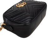Gucci Chevron Matelassé Leather GG Marmont Camera Crossbody Bag