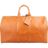 Louis Vuitton Kenyan Fawn Epi Leather Keepall 50 Travel Bag