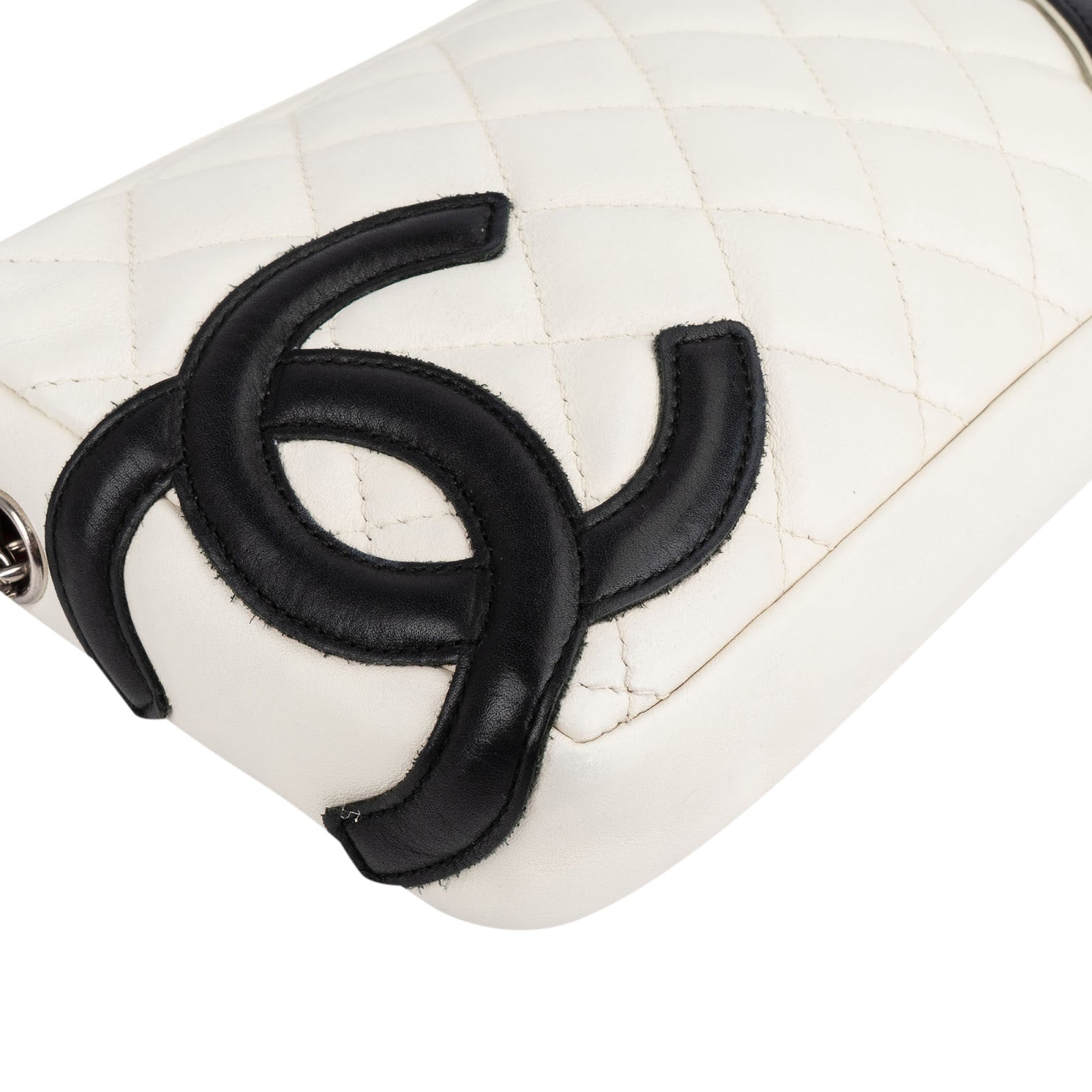 Chanel Quilted Lambskin CC Cambon Mini Shoulder Bag - vintageandkickz