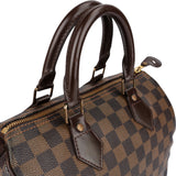 Louis Vuitton Monogram Damier Ebene Speedy 25 Handbag