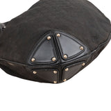 Gucci Monogram GG Canvas Indy Bar Large Hobo Handbag