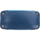 Prada Bicolor Saffiano Leather Galleria Handbag