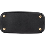 Prada Black Saffiano Leather Small Galleria Handbag