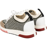 Hermès Multicolor Cotton Suede Addict Bouncing Sneakers (36)