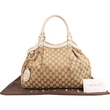 Gucci Monogram GG Canvas Sukey Tote Handbag