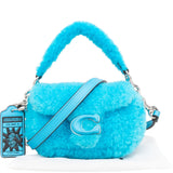 Coach Shearling Limited Lil Nas X Edition Micro Tabby Crossbody Handbag