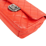 Chanel Quilted Stitched Goatskin Paris Seoul Double Carry Small Single Flap Crossbody Bag