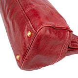 Prada Vitello Antic Leather Bauletto Handbag