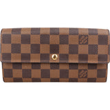 Louis Vuitton Monogram Damier Ebene Sarah Wallet