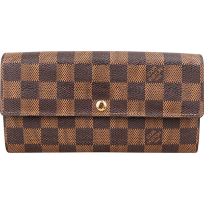 Louis Vuitton Monogram Damier Ebene Sarah Wallet