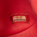[🔄️B06 / F15] Chanel Red Leather Chevron Lambskin Mini Flap Bag with Top Handle Handbag - vintageandkickz