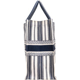 Christian Dior Striped Portofino Large Book Tote Handbag