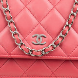 Chanel Quilted Lambskin Wallet On Chain Crossbody Bag