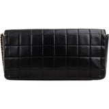 Chanel Quilted Lambskin 24K Gold Chocolate Bar Single Flap Shoulder Bag