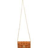 MCM Monogram Visetos Patricia Wallet On Chain Crossbody Bag