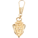 Gucci Golden Knight Crest Bag Charm Pendant