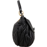 Miu Miu Matelassé Nappa Leather Coffer Hobo Handbag