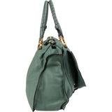 Chloé Grained Calfskin Marcie Satchel Handbag