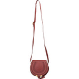 Chloé Grained Calfskin Small Marcie Saddle Crossbody Bag