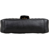 Gucci Black Matelassé Leather Marmont Crossbody Bag