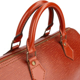 Louis Vuitton Cognac Epi Leather Speedy 30 Handbag