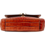 Chloé Croc-Embossed Leather C Shoulder Crossbody Bag