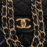 Chanel Quilted Lambskin Maxi Single Flap Crossbody Bag