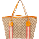 Gucci Monogram GG Canvas Joy Tote Shoulder Bag