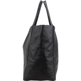Celine Black Leather Horizontal Cabas Shoulder Bag