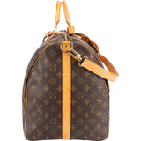 Louis Vuitton Monogram Canvas Keepall 60 Bandoulière Travel Bag