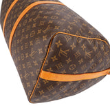 Louis Vuitton Monogram Canvas Keepall 55 Bandoulière Travel Bag