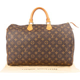 Louis Vuitton Monogram Canvas Speedy 40 Handbag
