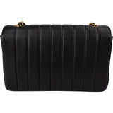 Chanel Vertical Quilted Lambskin 24K Gold Single Flap Crossbody Bag