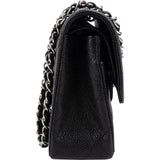 Chanel Quilted Caviar Leather Small Double Flap Shoulder Bag