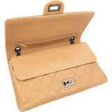 Chanel Quilted Caviar Leather 2.55 Reissue Jumbo Double Flap Crossbody Bag