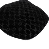 Gucci Monogram Suede GG Hobo Shoulder Bag