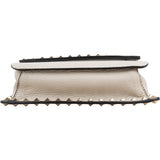 Valentino Garavani Grained Calfskin Rockstud Flap Crossbody Bag
