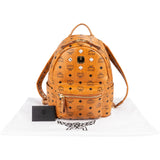 MCM Monogram Visetos Stark Studded Small Backpack