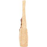 Saint Laurent Raffia Le 5 à 7 Hobo Mini Handbag