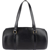 Louis Vuitton Noir Epi Leather Soufflot Handbag