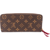 Louis Vuitton Monogram Clemence Zippy Wallet