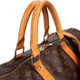 Louis Vuitton Monogram Canvas Keepall 50 Bandoulière Travel Bag