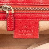 Gucci Black Matelassé Leather Red Edges GG Marmont Crossbody Bag