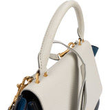 Céline Tricolor Leather Trapeze Handbag