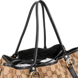 Gucci Monogram GG Interlocking G Tote Shoulder Bag