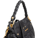 Miu Miu Nappa Matelassé Leather Coffer Handbag