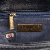 Chanel Aged Calfskin Vintage Rope Strap Single Flap Shoulder Bag