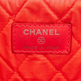 Chanel Quilted Patent Leather CC Clutch