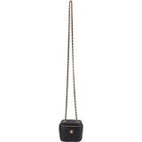 Chanel Quilted Lambskin Mini Vanity Chain Crossbody Bag