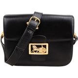 Celine Boxcalf Leather Horse Carriage Triomphe Shoulder Bag